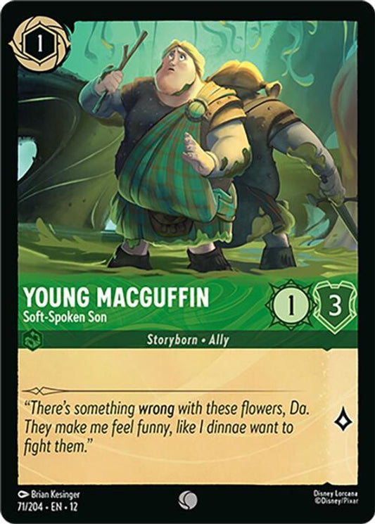 Young MacGuffin - Soft-Spoken Son - 71/204 - - WILDS UNKNOWN - Lorcana - | LAA03-53