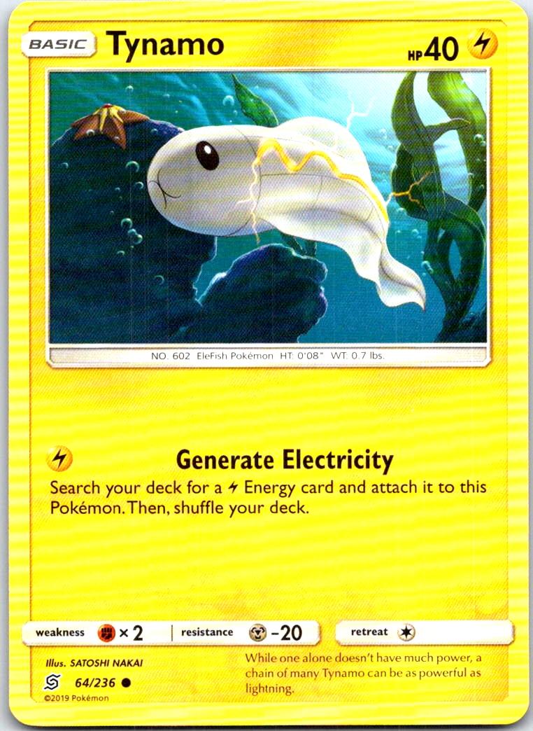Tynamo - 64/236 - - UNIFIED MINDS - Pokemon - Common | AB62-34