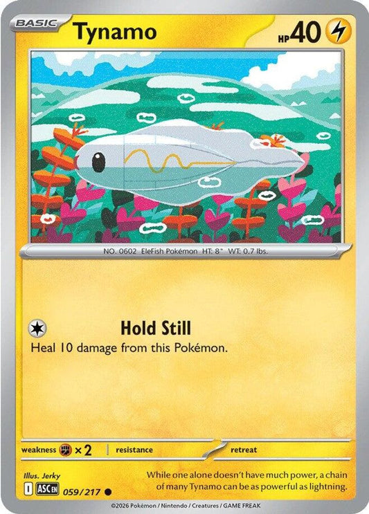 Tynamo - 059/217 - - ASCENDED HEROES - Pokemon - Common | AA43-85