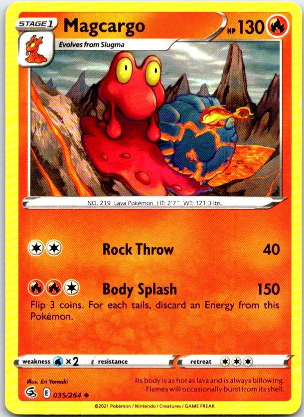 Magcargo - 035/264 - - FUSION STRIKE - Pokemon - Uncommon | AC02-4