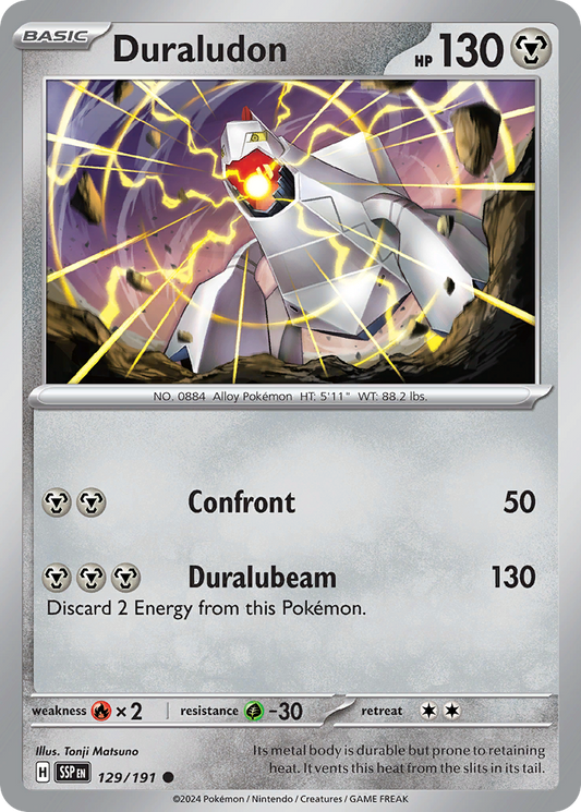 Duraludon - 129/191 - - SURGING SPARKS - Pokemon - Common | AA48-3