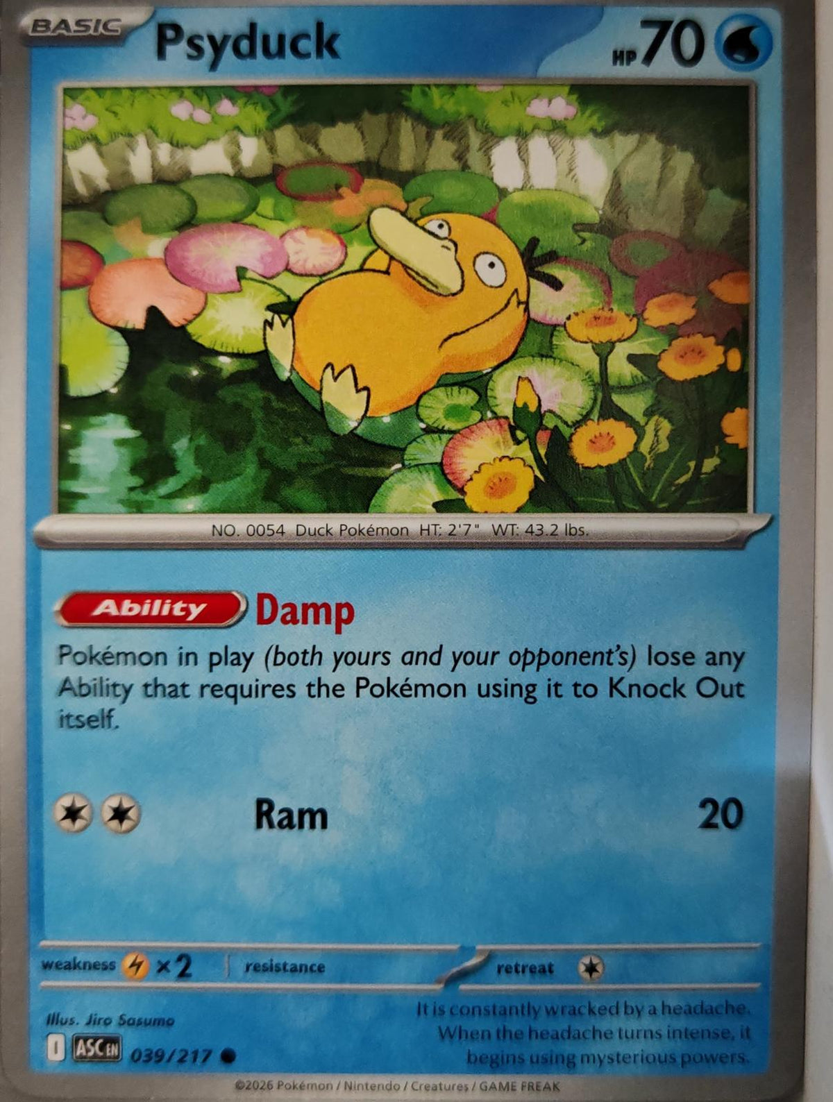 Psyduck - 039/217 - - ASCENDED HEROES - Pokemon - Common | AA10-39
