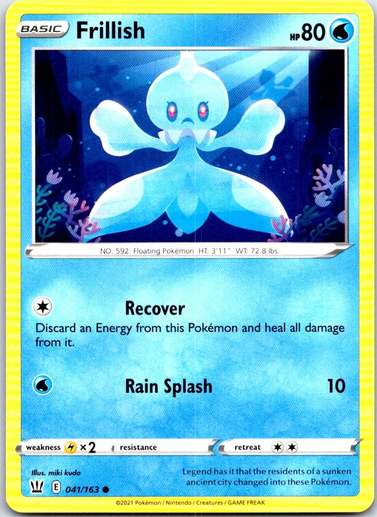 Frillish - 041/163 - - BATTLE STYLES - Pokemon - Common | AB96-43
