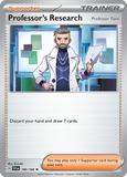 Professor's Research (Professor Turo) - 190/198 - Holo - SCARLET & VIOLET - Pokemon - | AA44-20