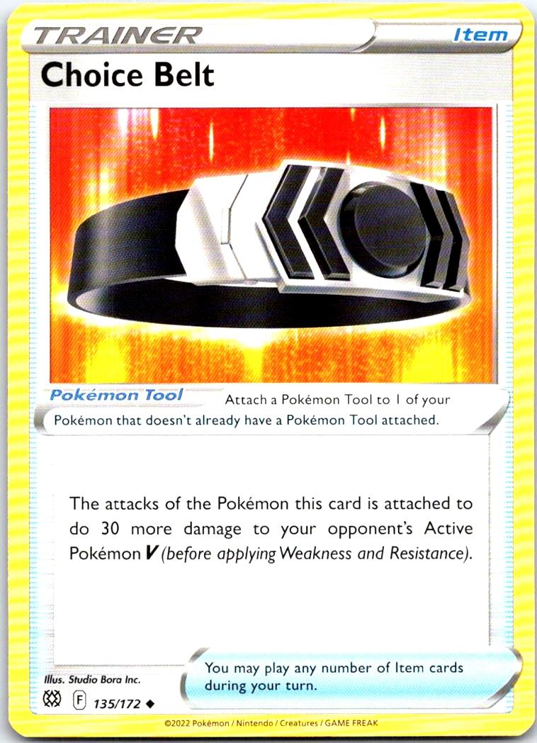 Choice Belt - 135/172 - - BRILLIANT STARS - Pokemon - Uncommon | AB15-21