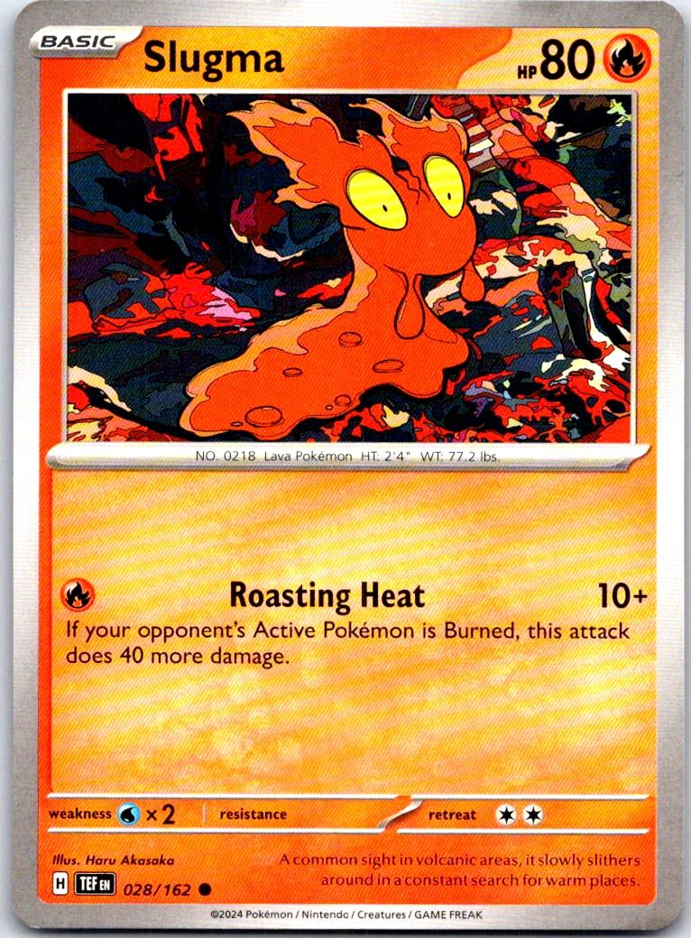 Slugma - 028/162 - - TEMPORAL FORCES - Pokemon - Common | AB27-22