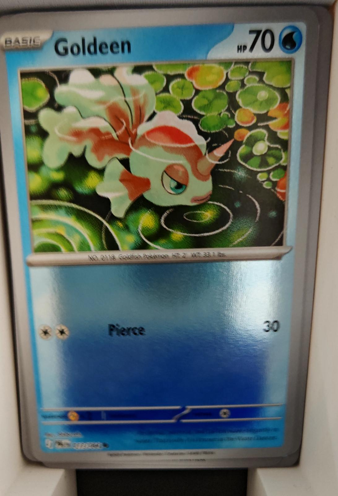 Goldeen - 013/084 - Reverse Holo - PITCH BLACK - Pokemon - Common | AA35-39