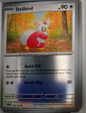 Delibird - 105/132 - Reverse Holo - MEGA EVOLUTION - Pokemon - Common | AA55-6
