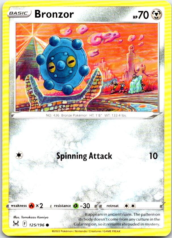 Bronzor - 125/196 - - LOST ORIGIN - Pokemon - Common | AC10-15