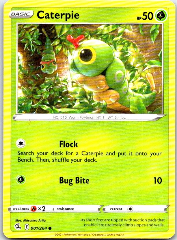 Caterpie - 001/264 - - FUSION STRIKE - Pokemon - Common | AC17-36