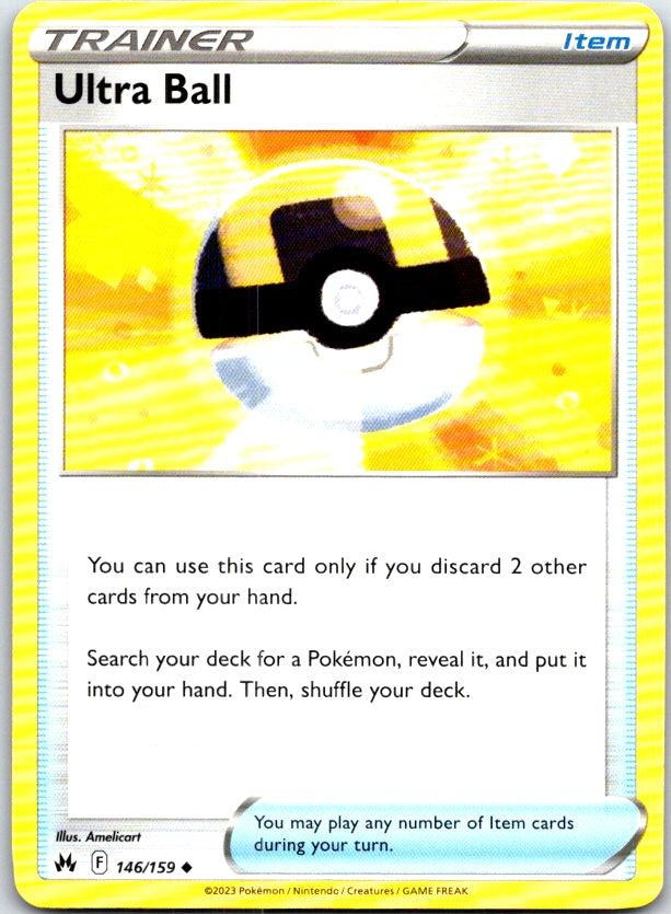 Ultra Ball - 146/159 - - CROWN ZENITH - Pokemon - Uncommon | AC22-33