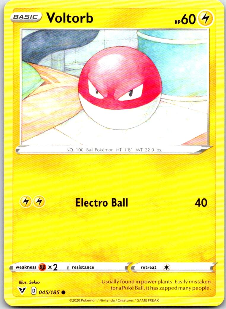 Voltorb - 045/185 - - VIVID VOLTAGE - Pokemon - Common | AB96-40
