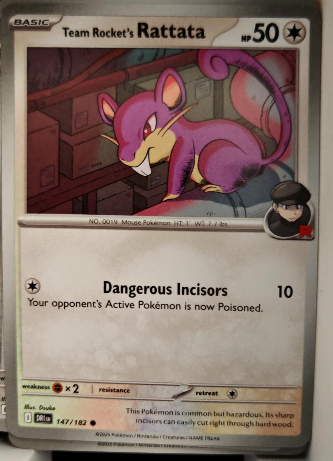 Team Rocket's Rattata - 147/182 - - DESTINED RIVALS - Pokemon - Common | AA12-65