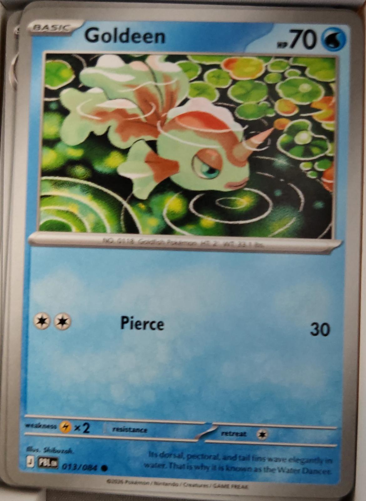 Goldeen - 013/084 - - PITCH BLACK - Pokemon - Common | AA38-24