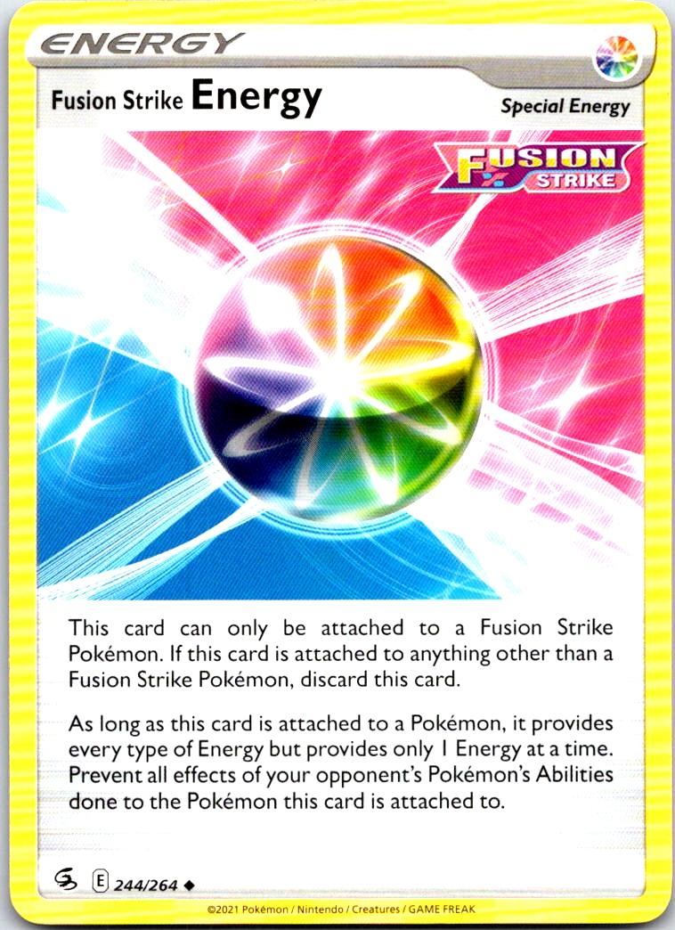 Fusion Strike Energy - 244/264 - - FUSION STRIKE - Pokemon - Uncommon | AB41-34