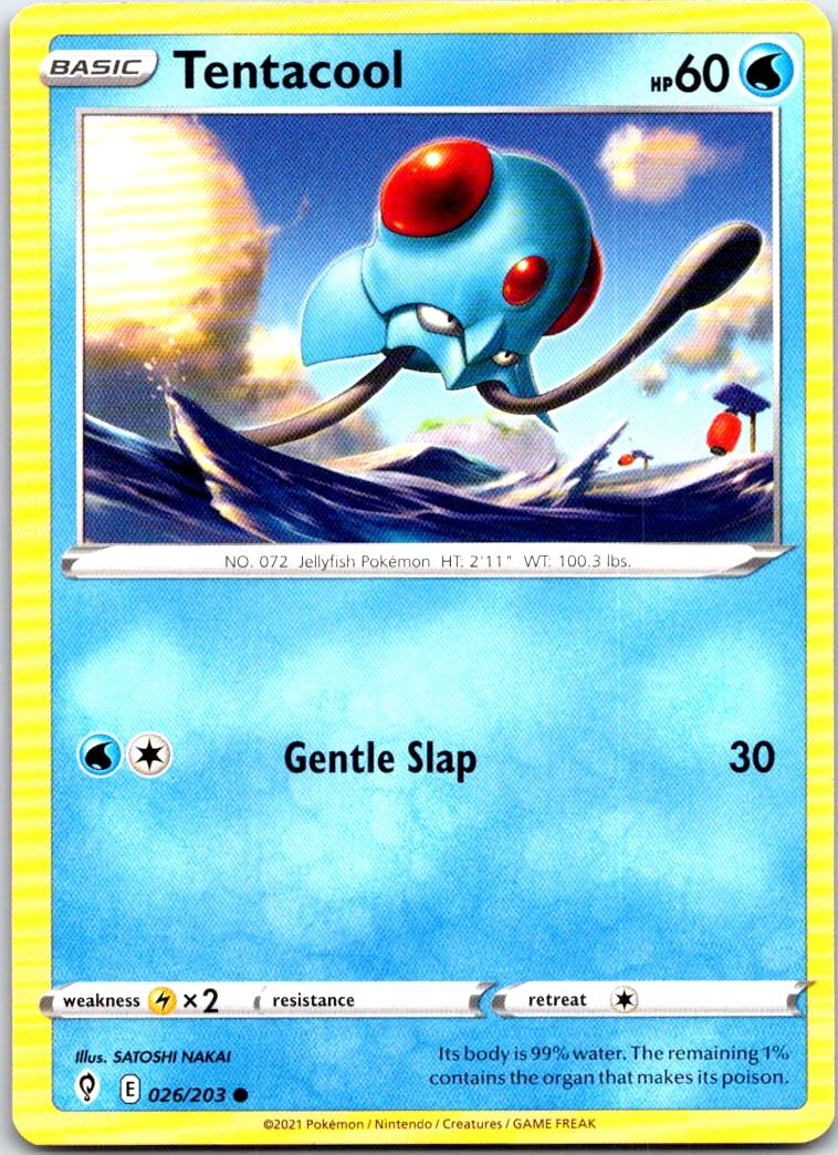 Tentacool - 026/203 - - EVOLVING SKIES - Pokemon - Common | AB29-41