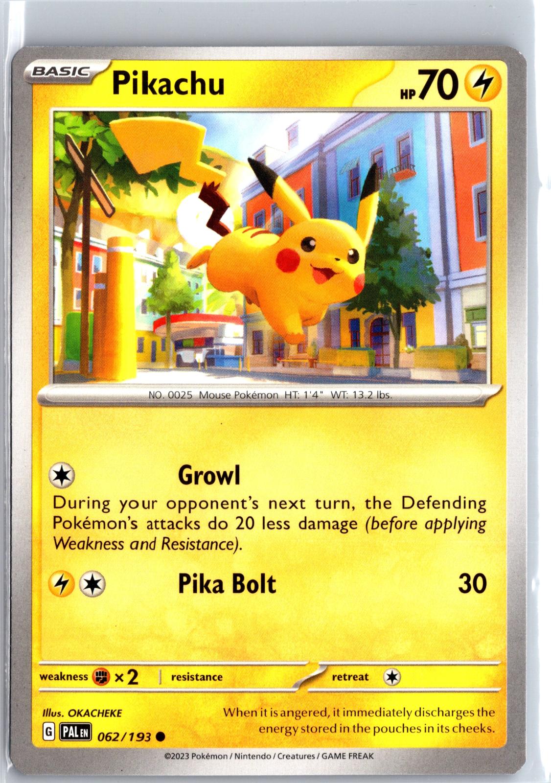 Pikachu - 062/193 - - PALDEA EVOLVED - Pokemon - Common | AB05-20