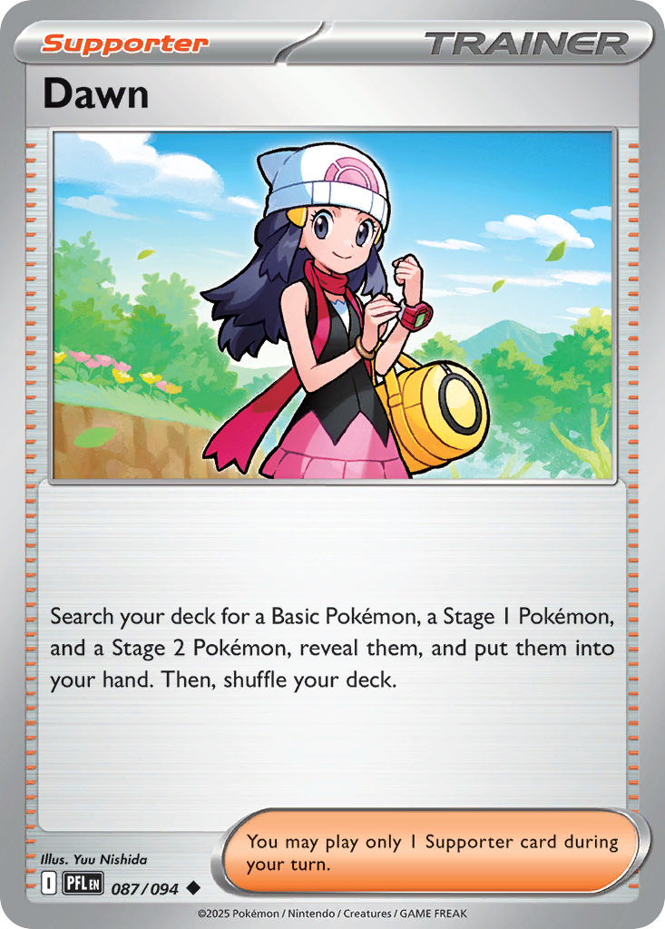Dawn - 087/094 - Reverse Holo - PHANTASMAL FLAMES - Pokemon - Uncommon | AA20-47