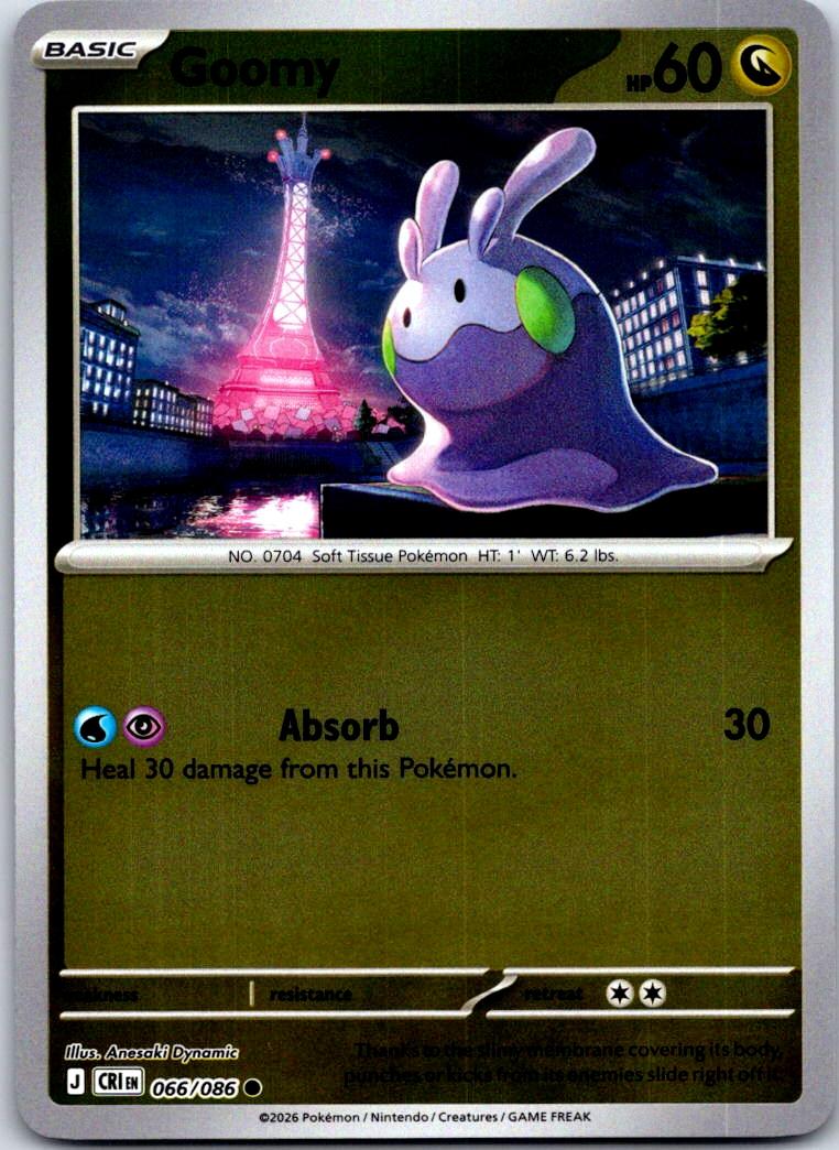 Goomy - 066/086 - - CHAOS RISING - Pokemon - Common | AA127-50