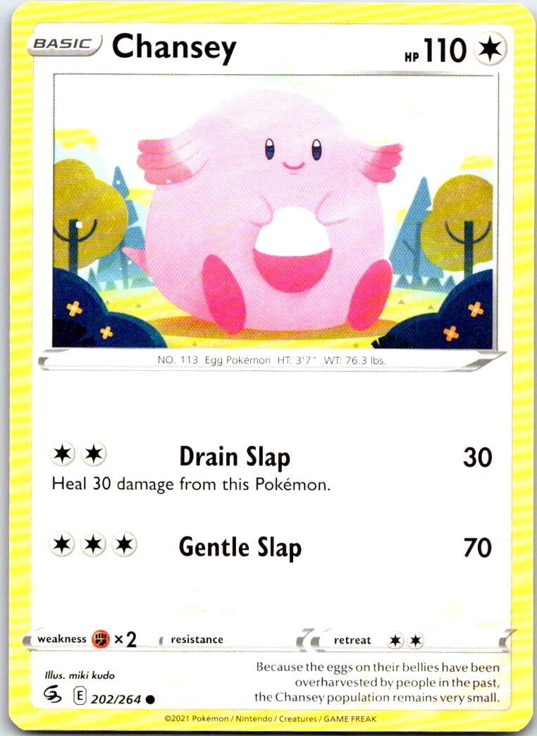Chansey - 202/264 - - FUSION STRIKE - Pokemon - Common | AB34-10