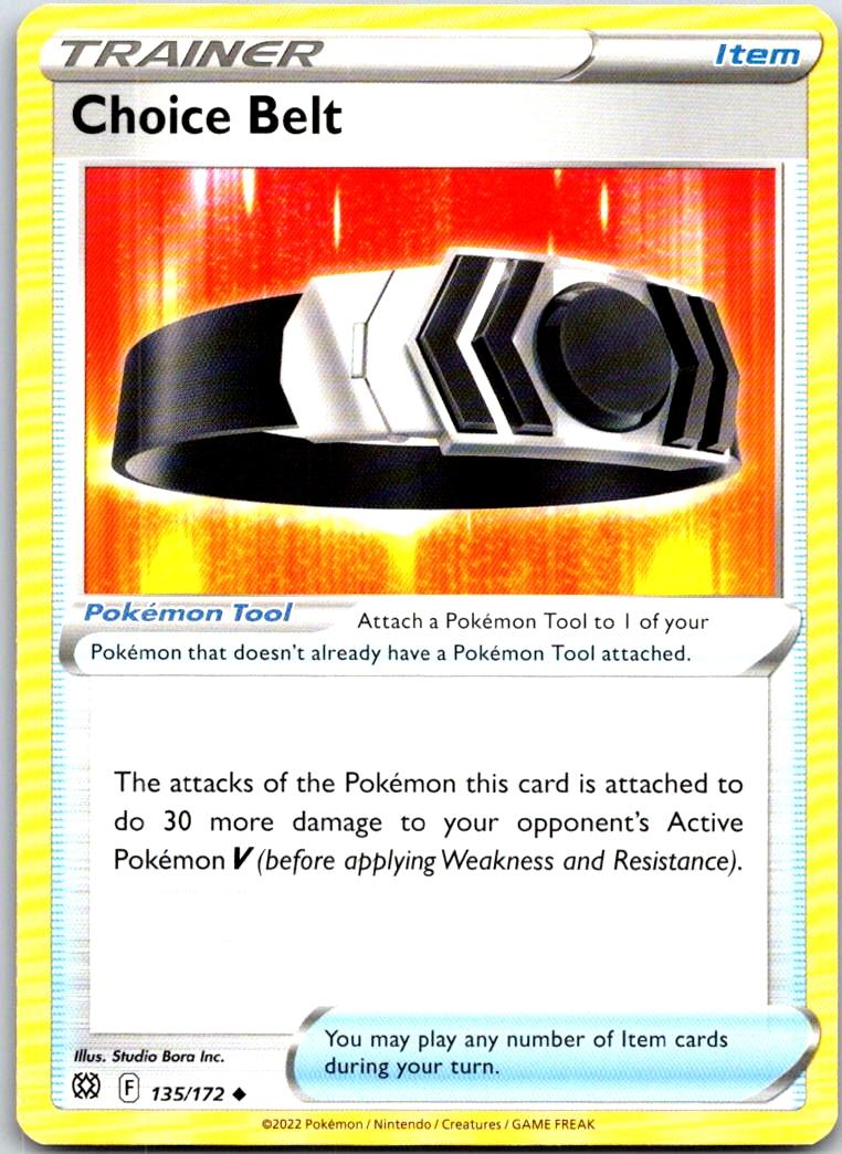 Choice Belt - 135/172 - - BRILLIANT STARS - Pokemon - Uncommon | AB13-28