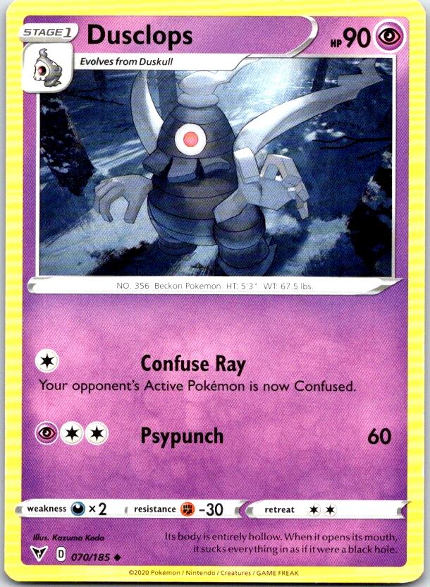 Dusclops - 070/185 - - VIVID VOLTAGE - Pokemon - Uncommon | AC18-37
