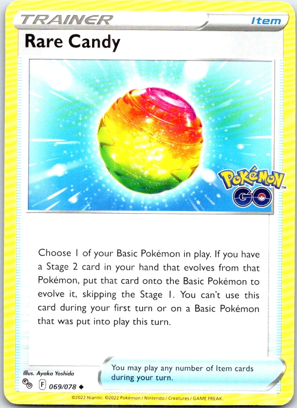 Rare Candy - 069/078 - - POKEMON GO - Pokemon - Uncommon | AC24-50