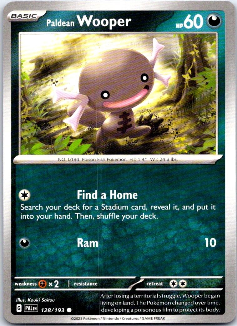 Paldean Wooper - 128/193 - - PALDEA EVOLVED - Pokemon - Common | AB69-6