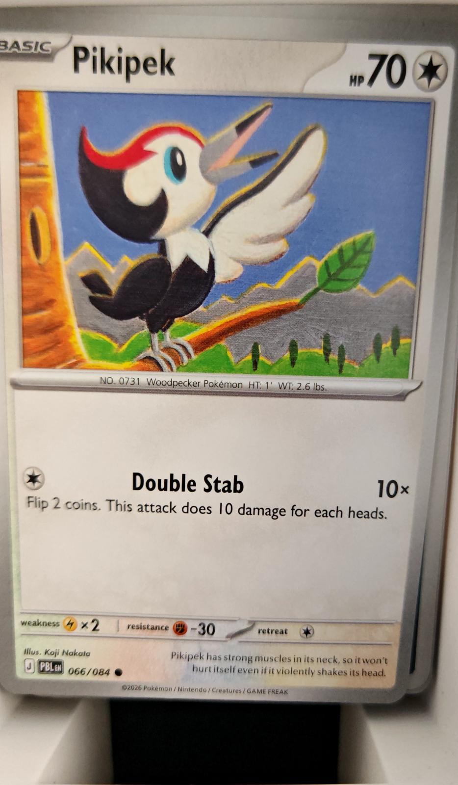 Pikipek - 066/084 - - PITCH BLACK - Pokemon - Common | AA28-98