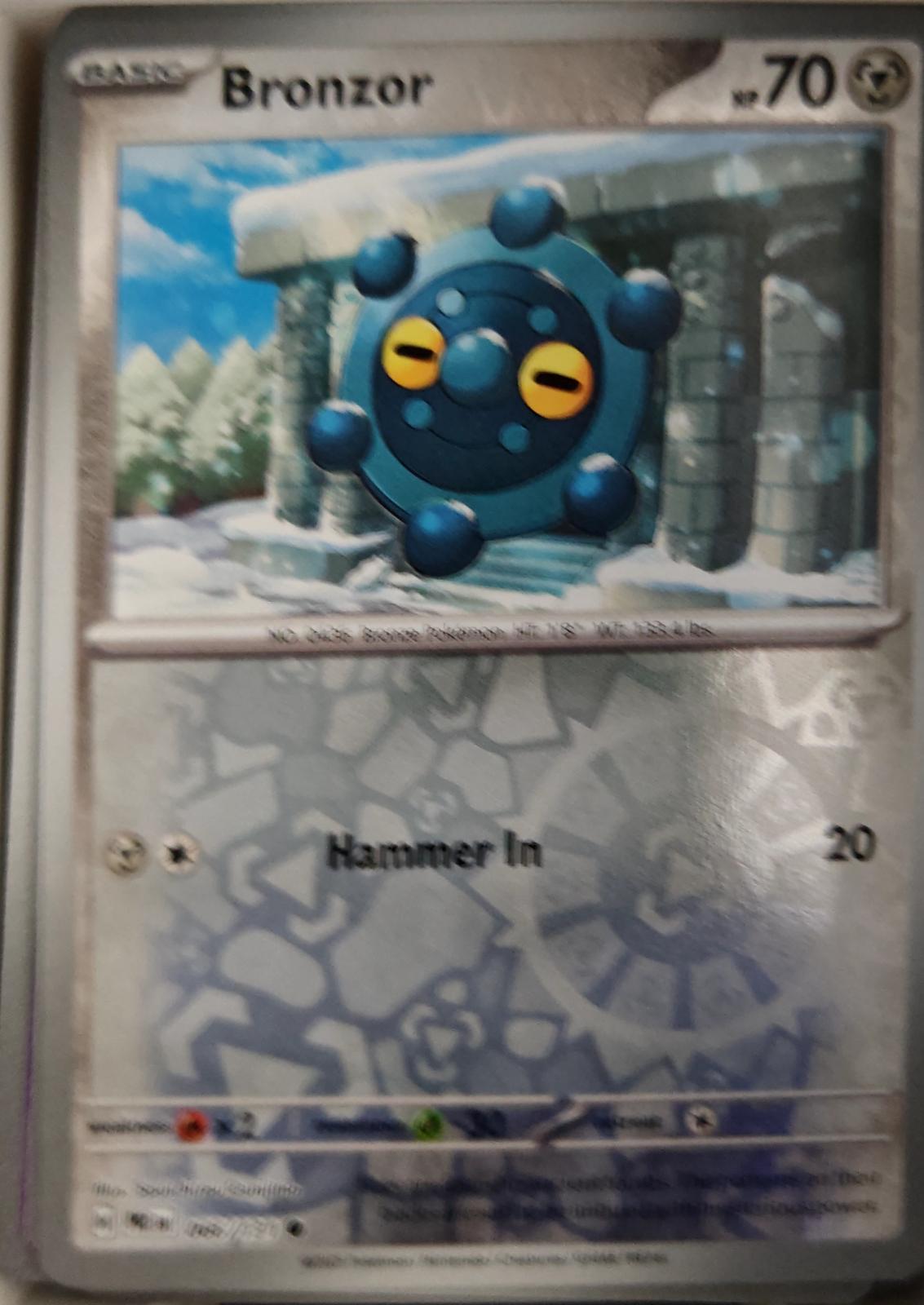 Bronzor - 066/131 - Reverse Holo - PRISMATIC EVOLUTIONS - Pokemon - | AA26-85