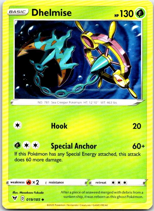 Dhelmise - 019/185 - - VIVID VOLTAGE - Pokemon - Uncommon | AC18-30