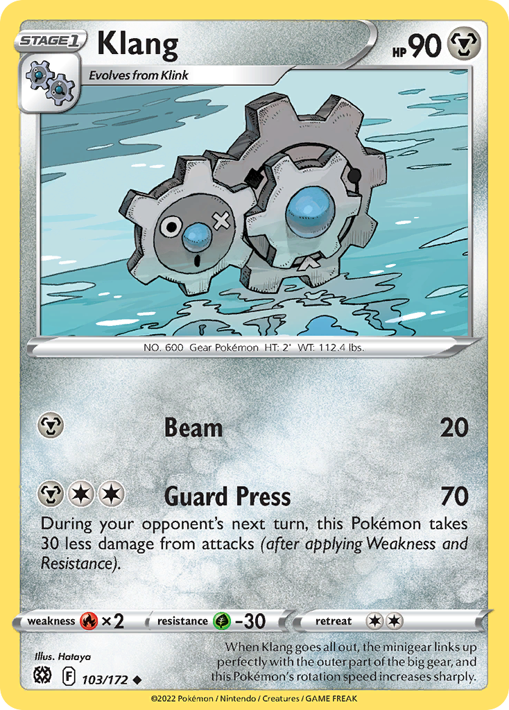 Klang - 103/172 - - BRILLIANT STARS - Pokemon - Uncommon | AA66-17