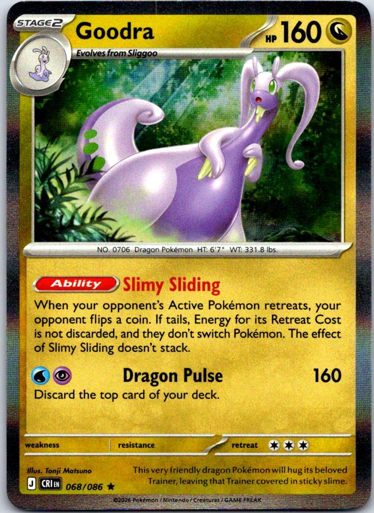 Goodra - 068/086 - Holo - CHAOS RISING - Pokemon - Rare | AB06-35