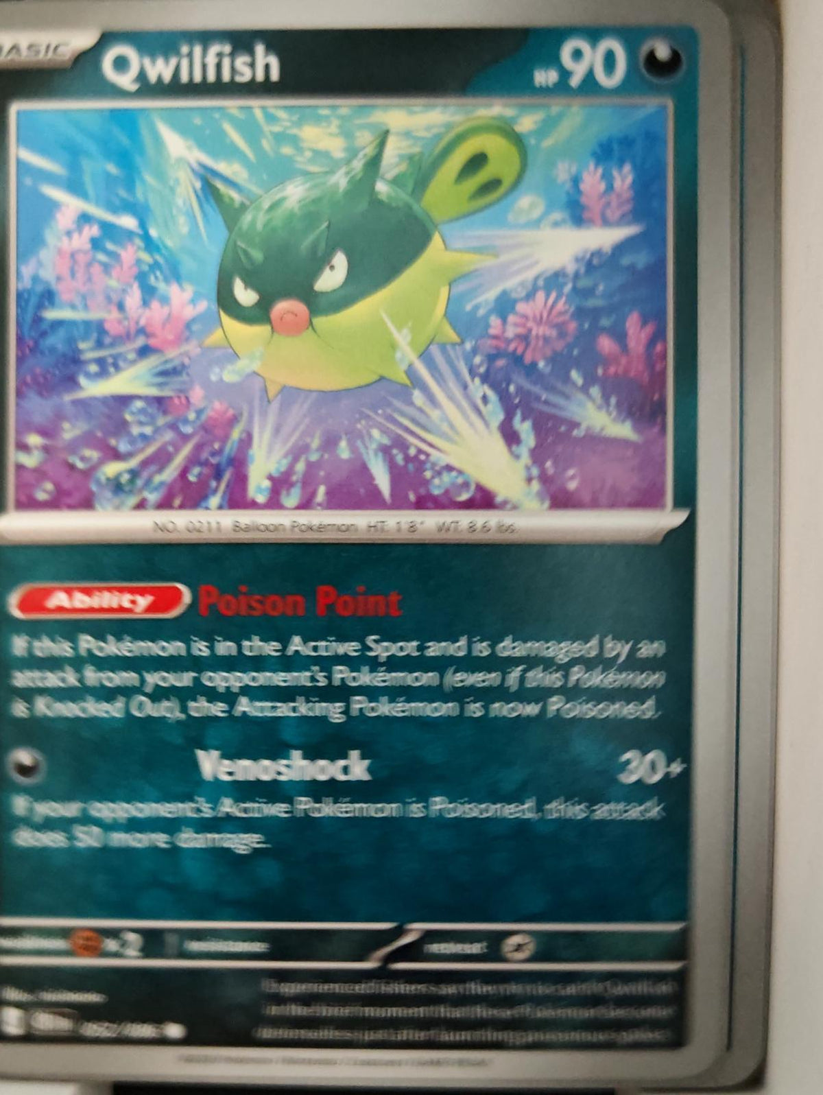 Qwilfish - 052/086 - - CHAOS RISING - Pokemon - Common | AA36-46