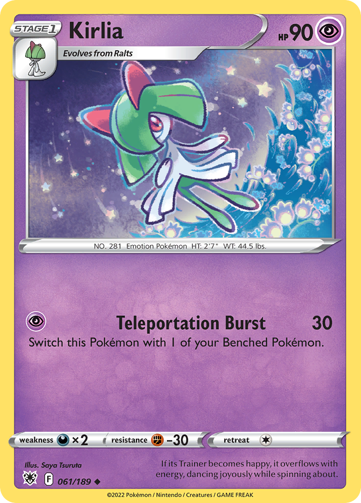 Kirlia - 061/189 - - ASTRAL RADIANCE - Pokemon - Uncommon | AA23-53