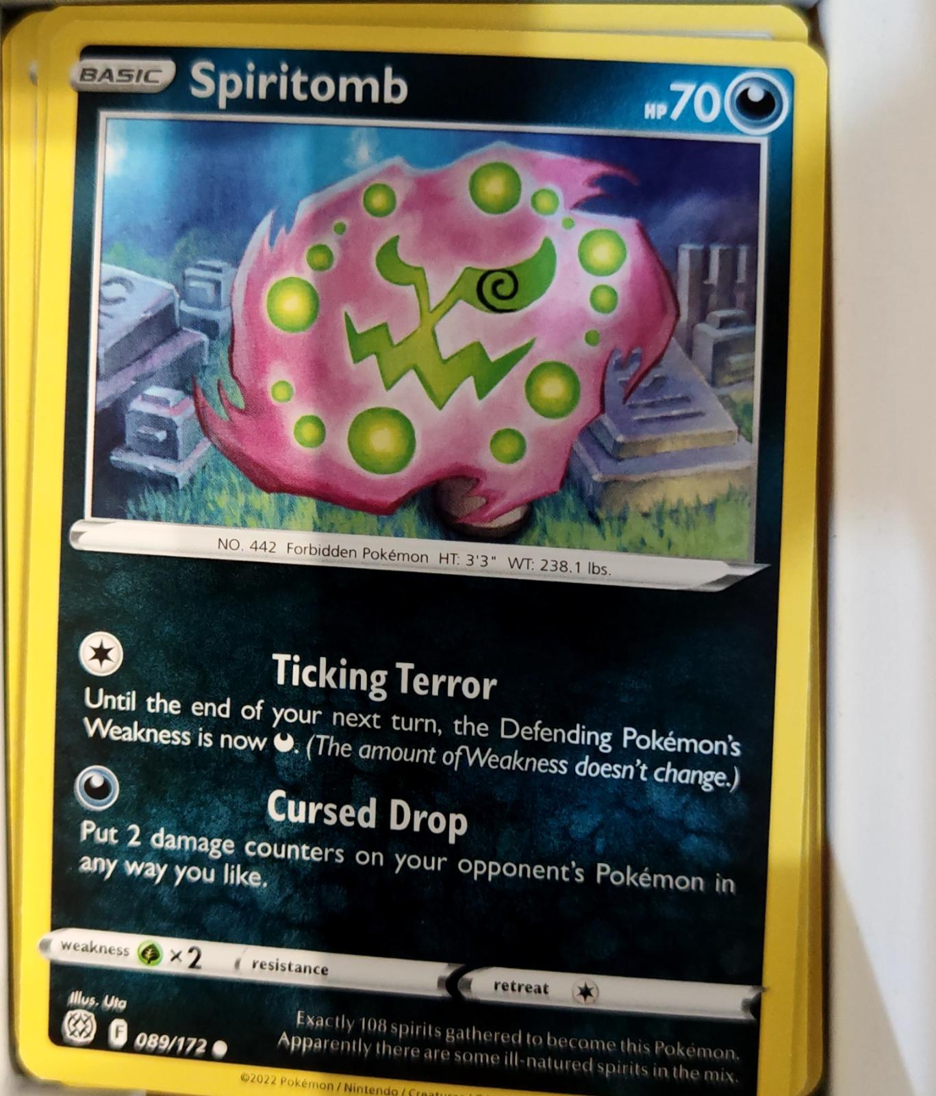 Spiritomb - 089/172 - - BRILLIANT STARS - Pokemon - Common | AA73-23