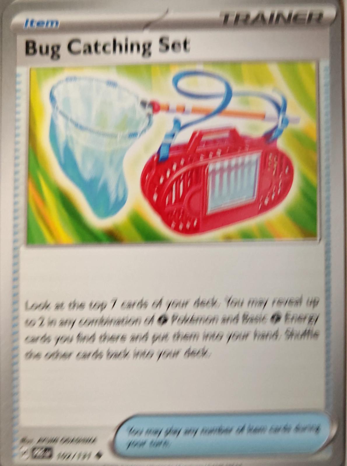 Bug Catching Set - 102/131 - - PRISMATIC EVOLUTIONS - Pokemon - | AA29-39
