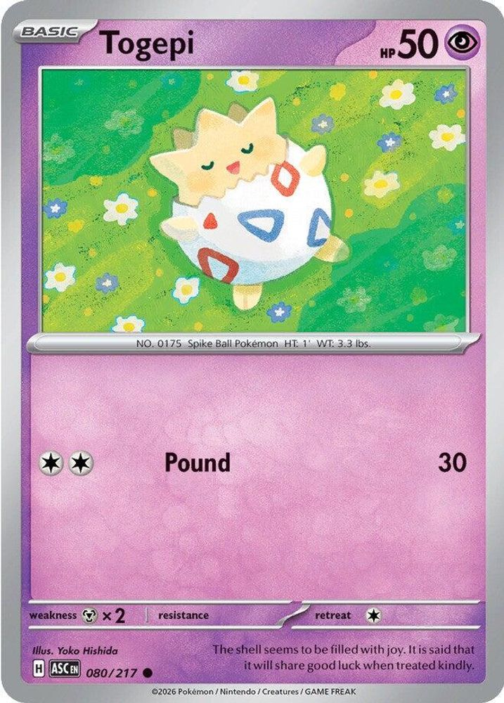 Togepi - 080/217 - - ASCENDED HEROES - Pokemon - Common | AA38-97