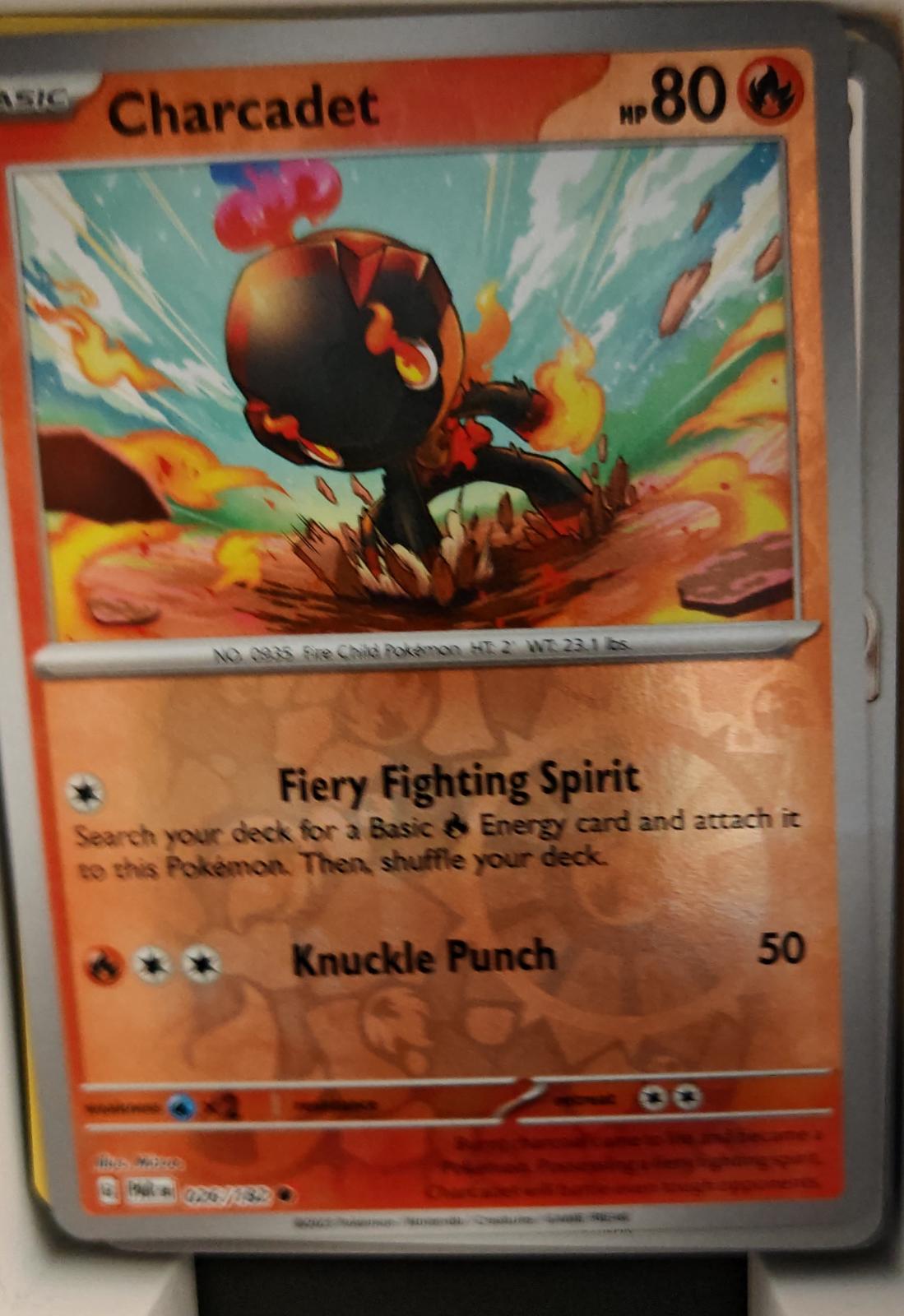 Charcadet - 026/182 - Reverse Holo - PARADOX RIFT - Pokemon - Common | AA20-33