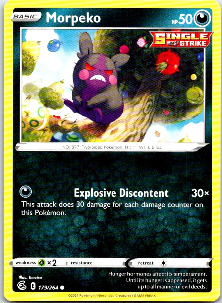 Morpeko - 179/264 - - FUSION STRIKE - Pokemon - Common | AB34-41