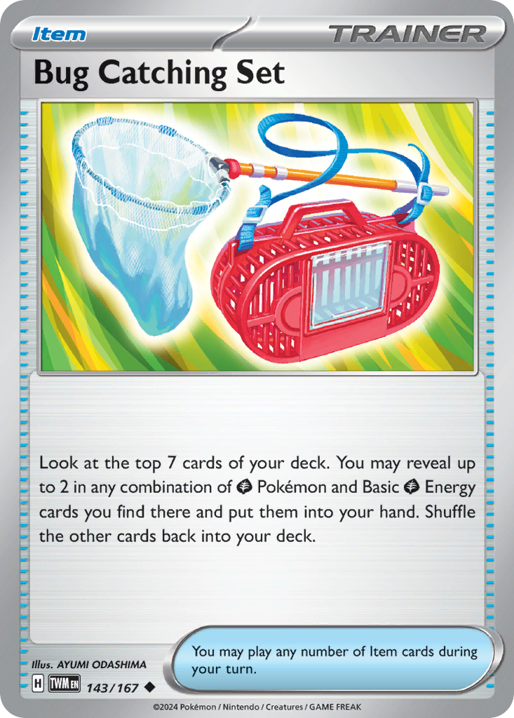 Bug Catching Set - 143/167 - - TWILIGHT MASQUERADE - Pokemon - | AA44-87