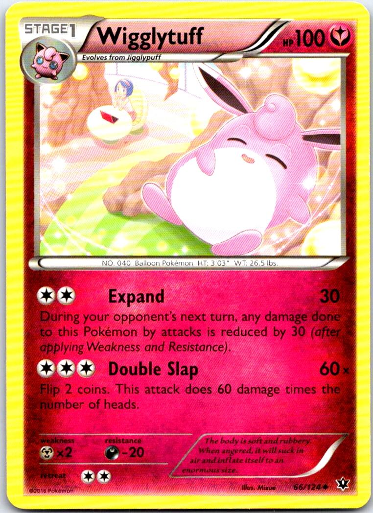Wigglytuff - 66/124 - - FATES COLLIDE - Pokemon - Uncommon | AB76-23