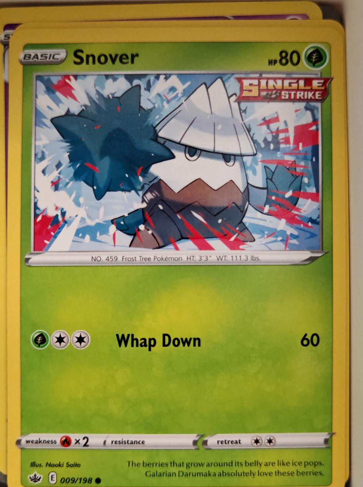 Snover - 009/198 - - CHILLING REIGN - Pokemon - Common | AA03-24