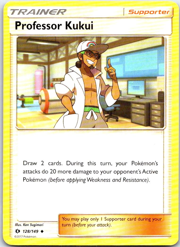Professor Kukui - 128/149 - - SM BASE SET - Pokemon - Uncommon | AB63-52