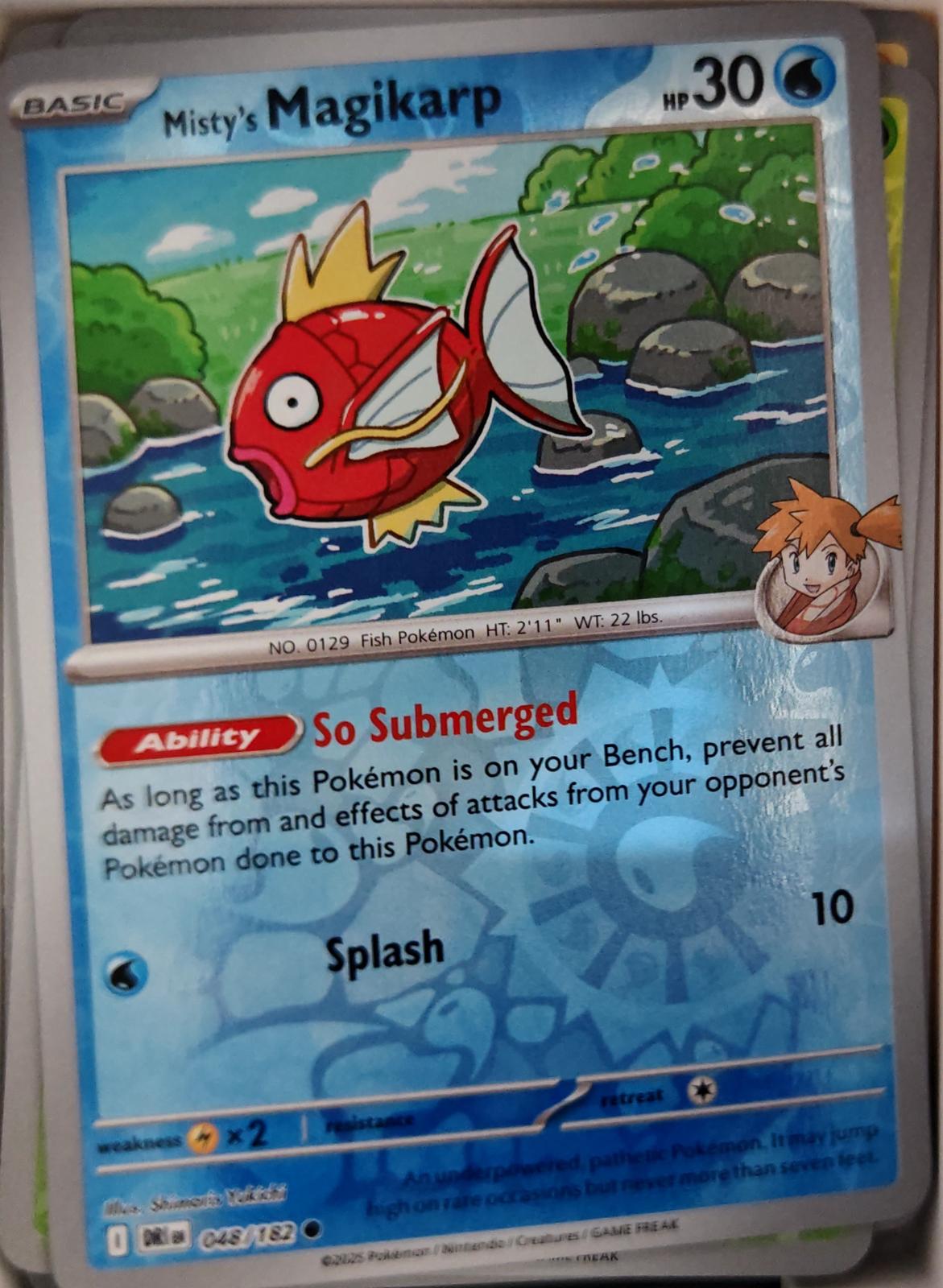 Misty's Magikarp - 048/182 - Reverse Holo - DESTINED RIVALS - Pokemon - | AA19-26
