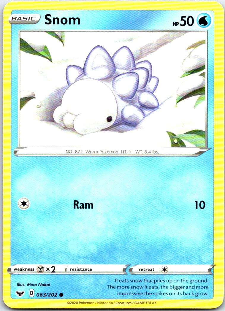Snom - 063/202 - - SWORD & SHIELD - Pokemon - Common | AB46-46