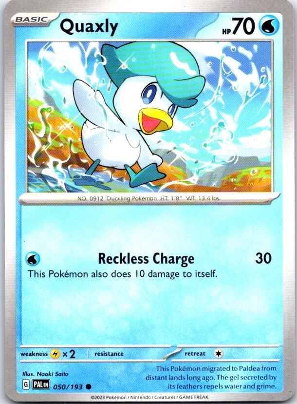 Quaxly - 050/193 - - PALDEA EVOLVED - Pokemon - Common | AC03-41