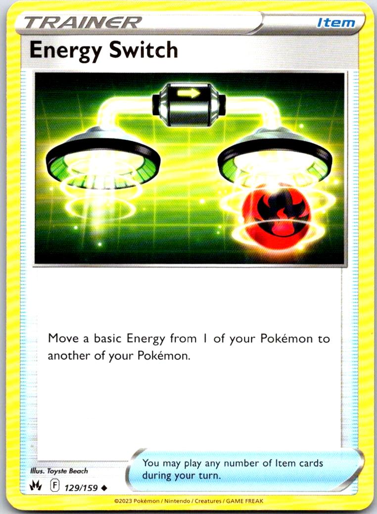 Energy Switch - 129/159 - - CROWN ZENITH - Pokemon - Uncommon | AB13-10