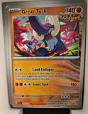 Great Tusk - 055/131 - - PRISMATIC EVOLUTIONS - Pokemon - Uncommon | AA27-34