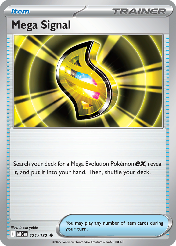 Mega Signal - 121/132 - - MEGA EVOLUTION - Pokemon - Uncommon | AA77-8